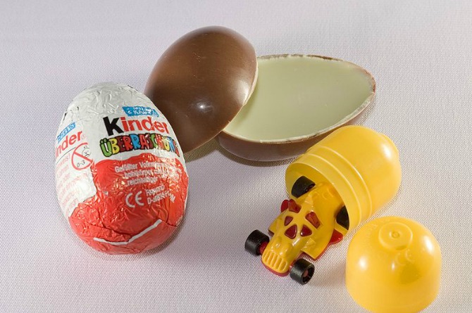 1. Kinder egg toys