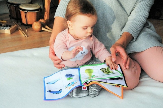 reading to baby